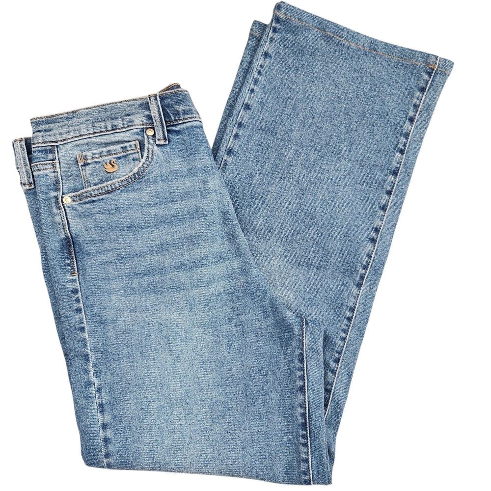 Gloria Vanderbilt NWT High Rise Relaxed Straight Jeans 90s/Y2K Clean Girl Dark 8
